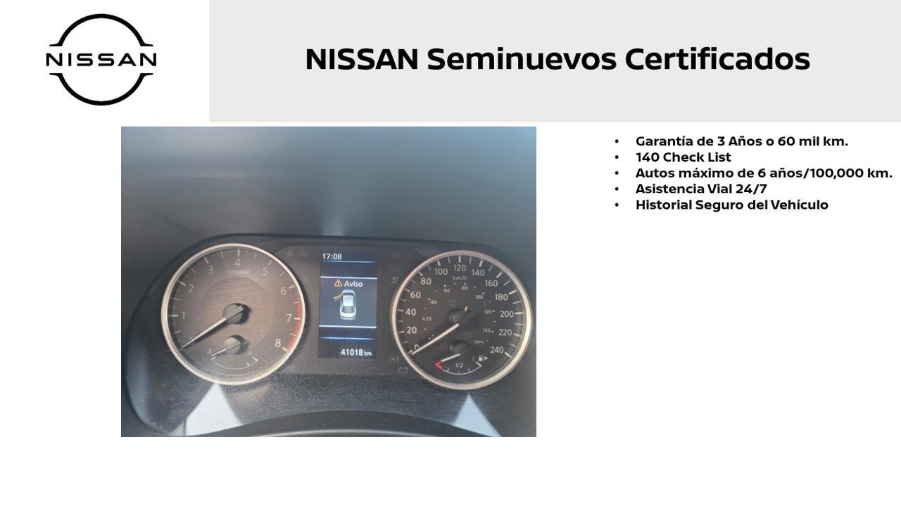 2023 Nissan Sentra ADVANCE L4 2.0L 145 CP 4 PUERTAS AUT BA AA