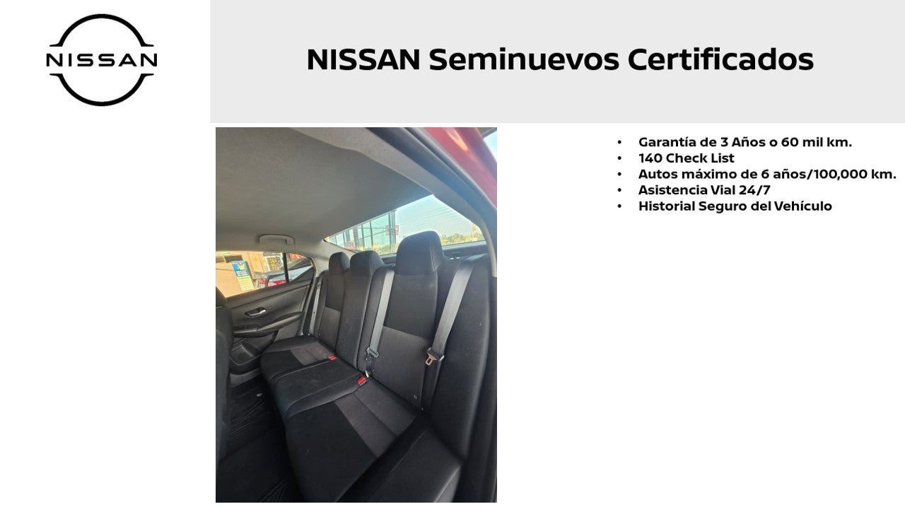 2023 Nissan Sentra ADVANCE L4 2.0L 145 CP 4 PUERTAS AUT BA AA