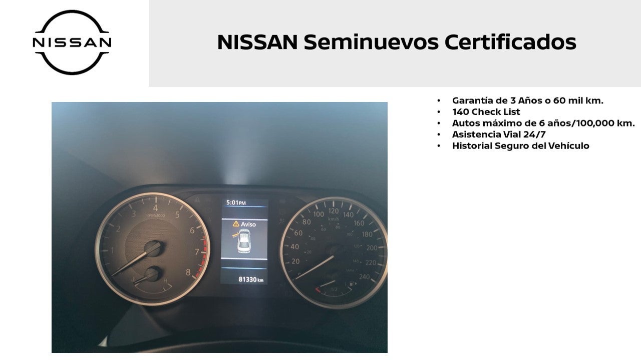 2023 Nissan Sentra ADVANCE L4 2.0L 145 CP 4 PUERTAS AUT BA AA