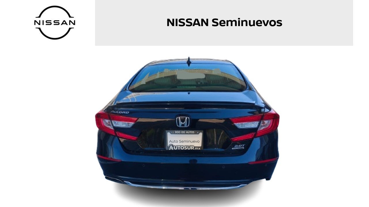 2020 Honda Accord TOURING L4 2.0L 247 CP 4 PUERTAS AUT PIEL BA AA QC