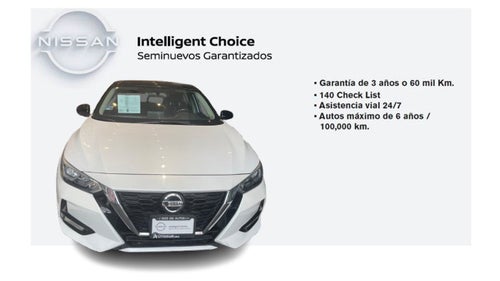 2022 Nissan Sentra ADVANCE L4 2.0L 145 CP 4 PUERTAS AUT BA AA