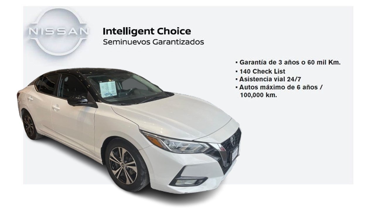 2022 Nissan Sentra ADVANCE L4 2.0L 145 CP 4 PUERTAS AUT BA AA