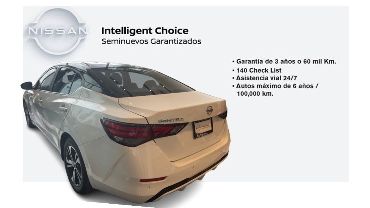 2022 Nissan Sentra ADVANCE L4 2.0L 145 CP 4 PUERTAS AUT BA AA