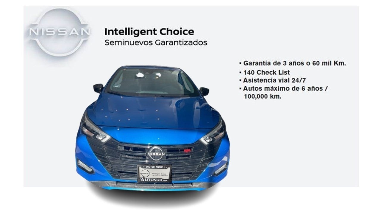 2023 Nissan Versa SR L4 1.6L 118 CP 4 PUERTAS AUT BA AA