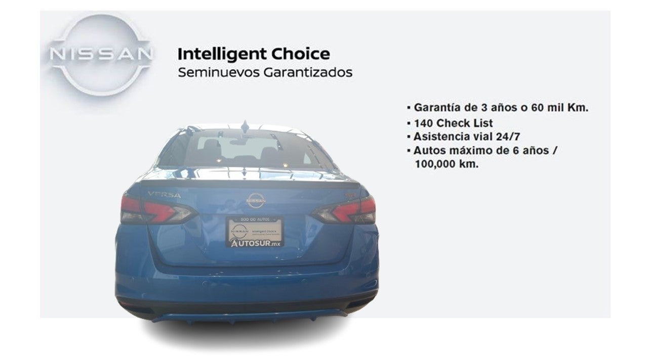 2023 Nissan Versa SR L4 1.6L 118 CP 4 PUERTAS AUT BA AA